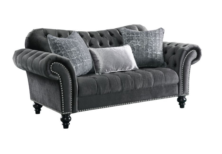 Gaura Velvet Living Room Set