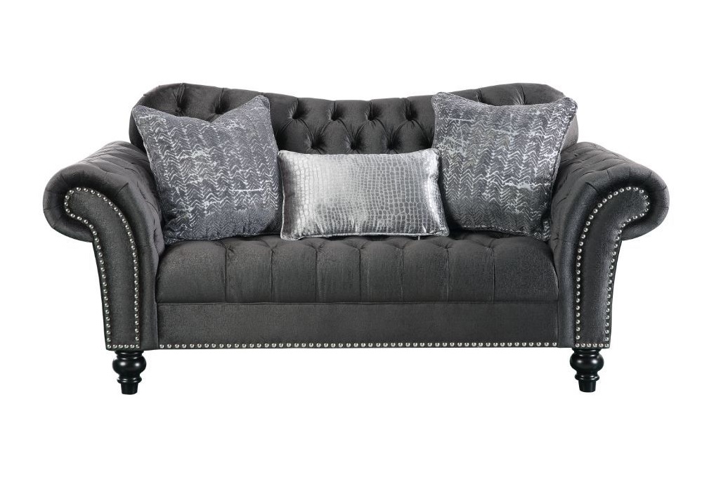Gaura Velvet Living Room Set