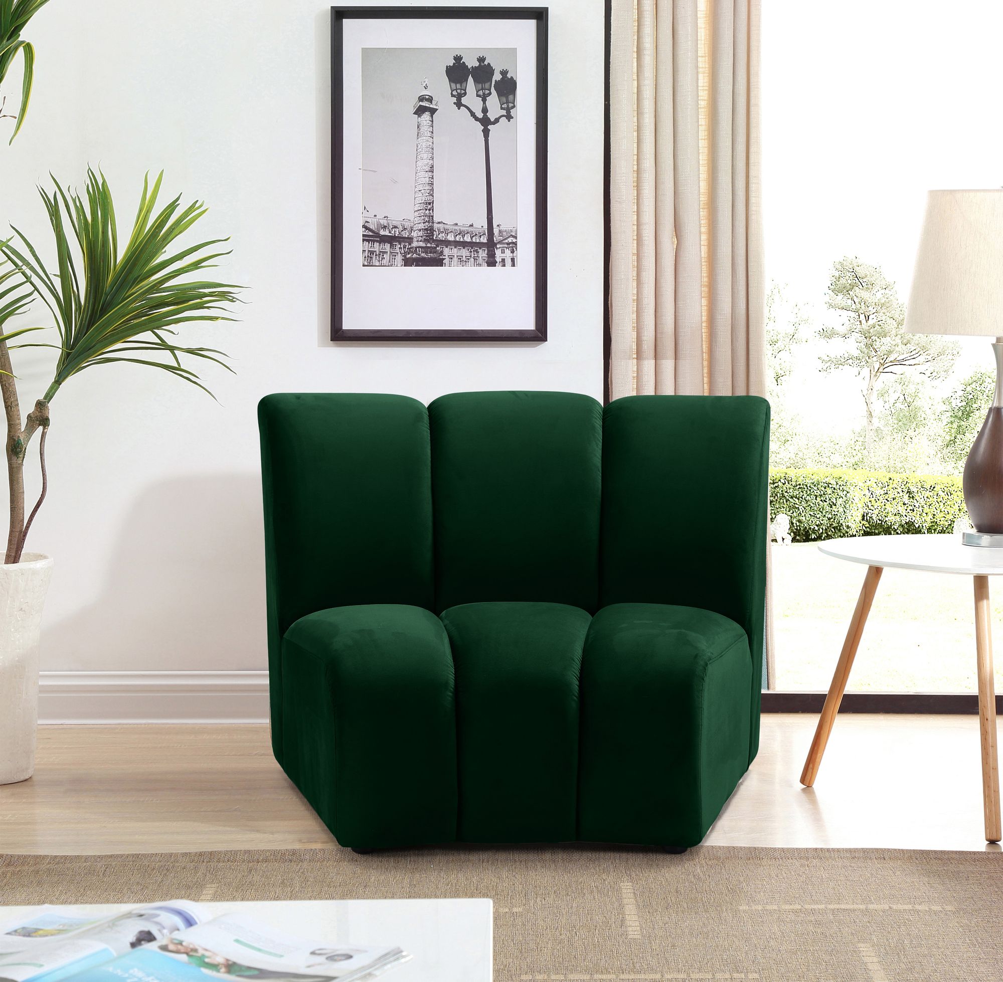 Infinity Velvet Modular Chair