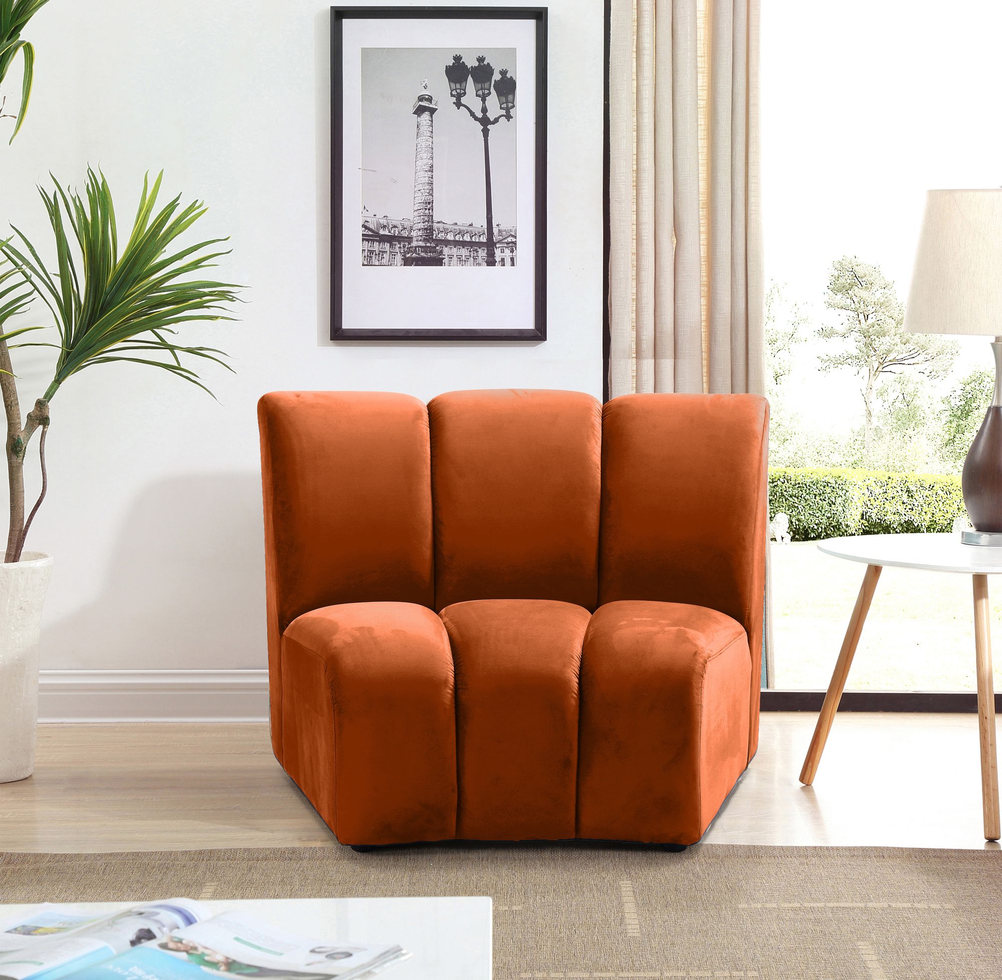 Infinity Velvet Modular Chair