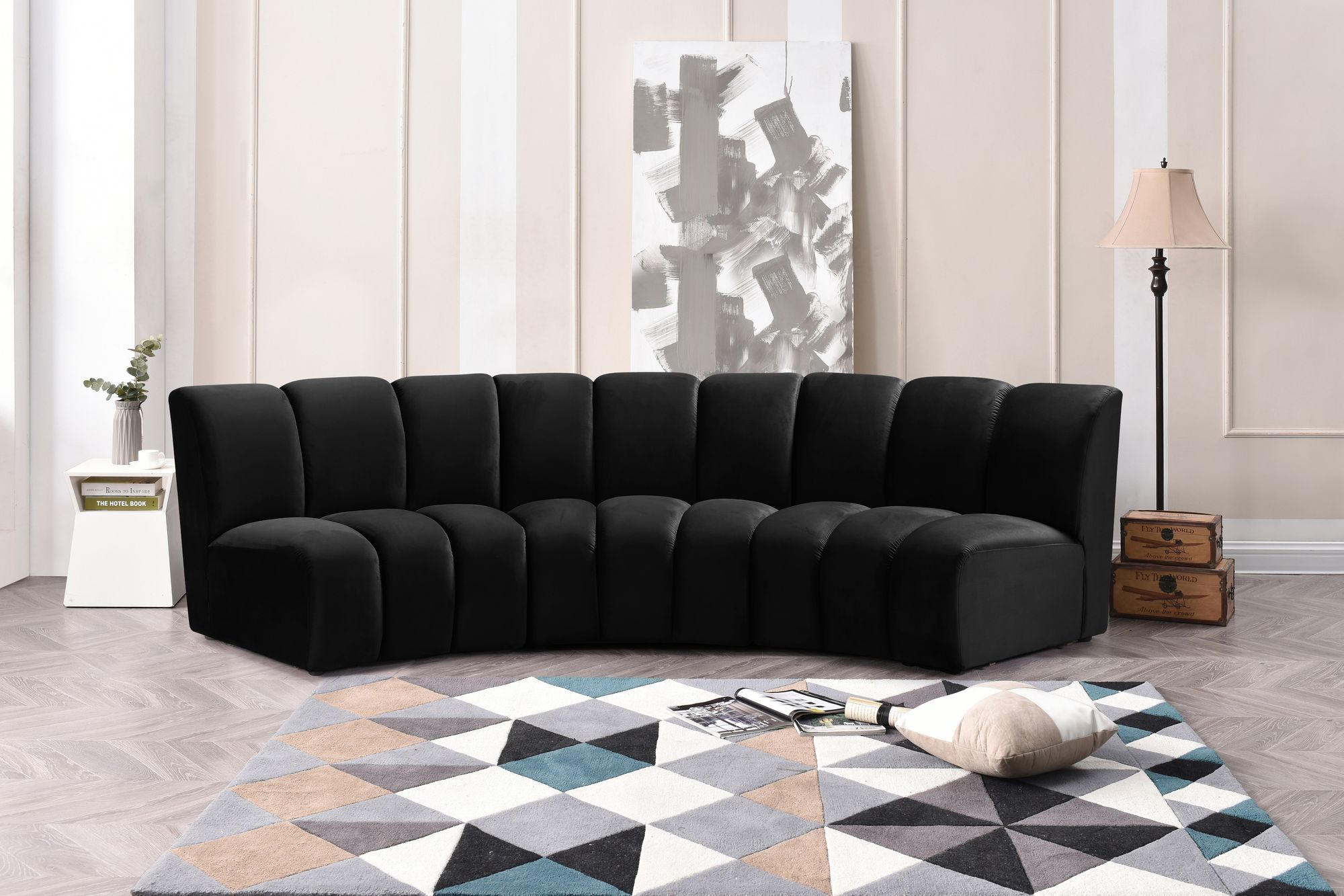 Infinity Velvet Modular Sofa