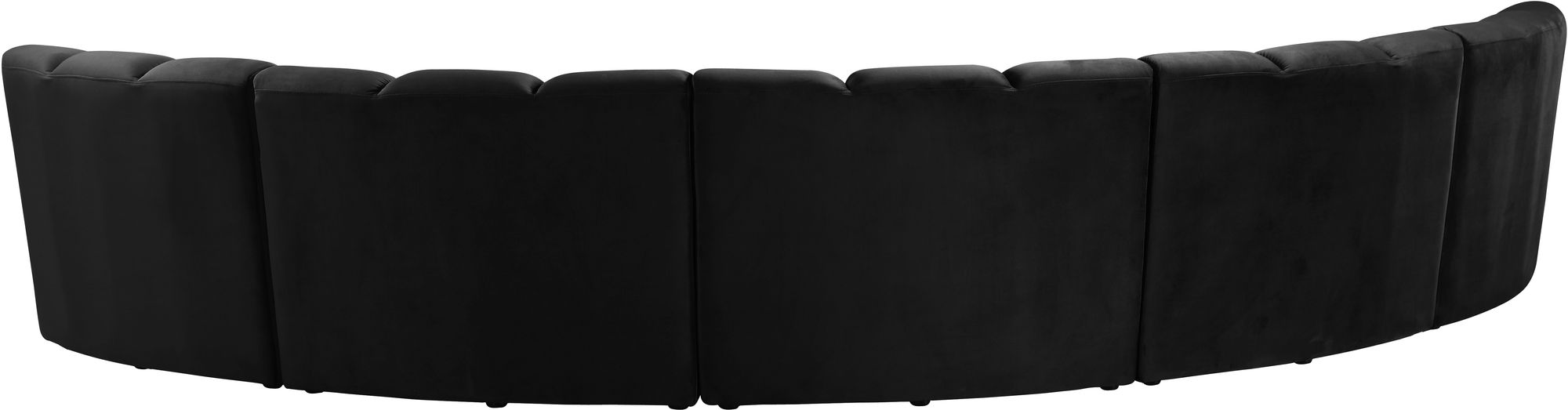 Infinity 167" 5-Piece Velvet Modular Sectional
