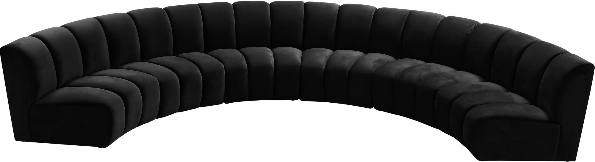Infinity 174" 6-Piece Boucle Fabric Sectional Sofa