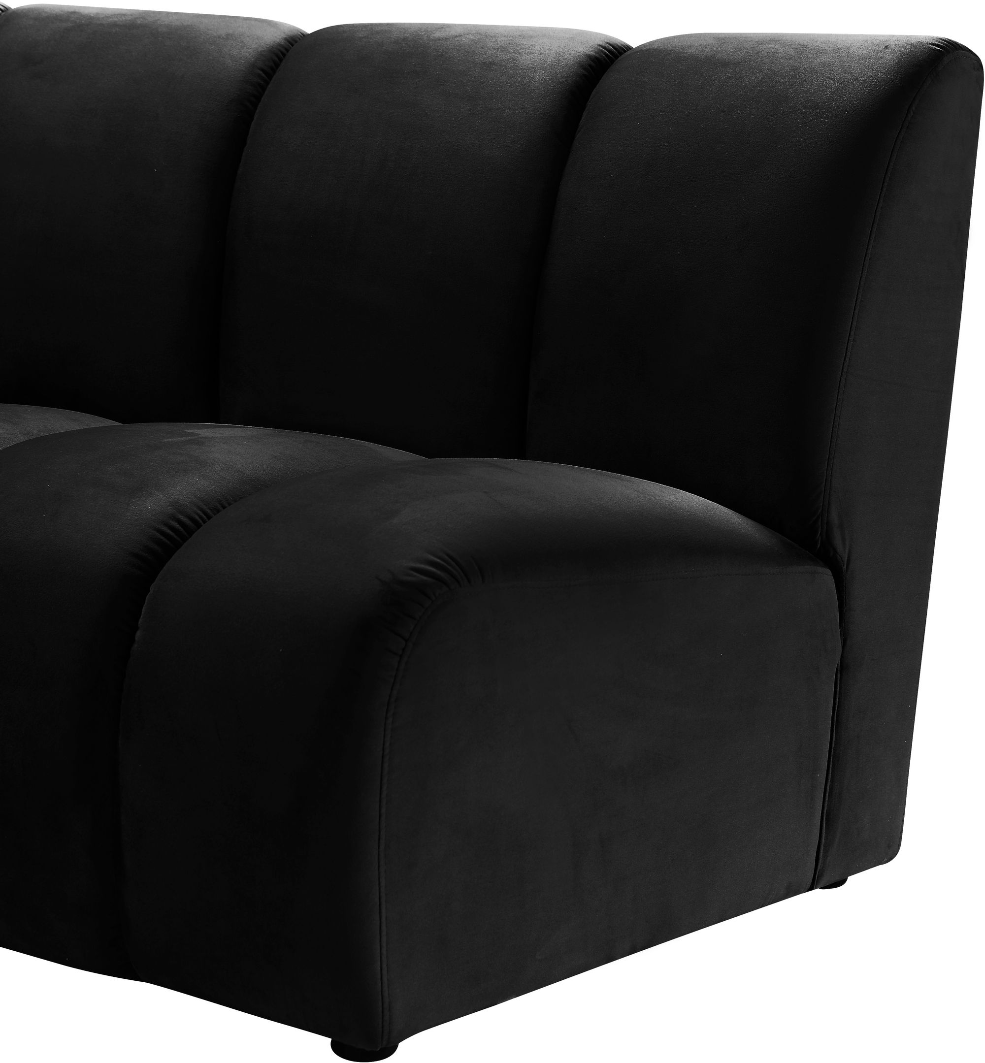 Infinity 174" 6-Piece Velvet Modular Sectional