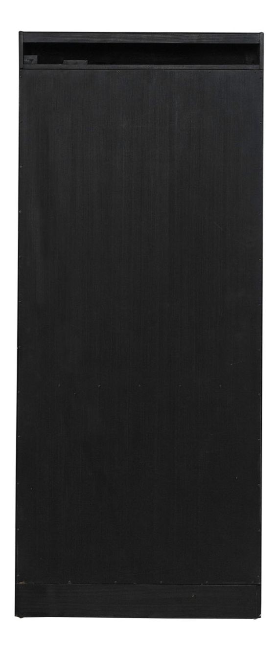 Meritage Wood 2-Piece Bunching Bookcase w/LED Lighting