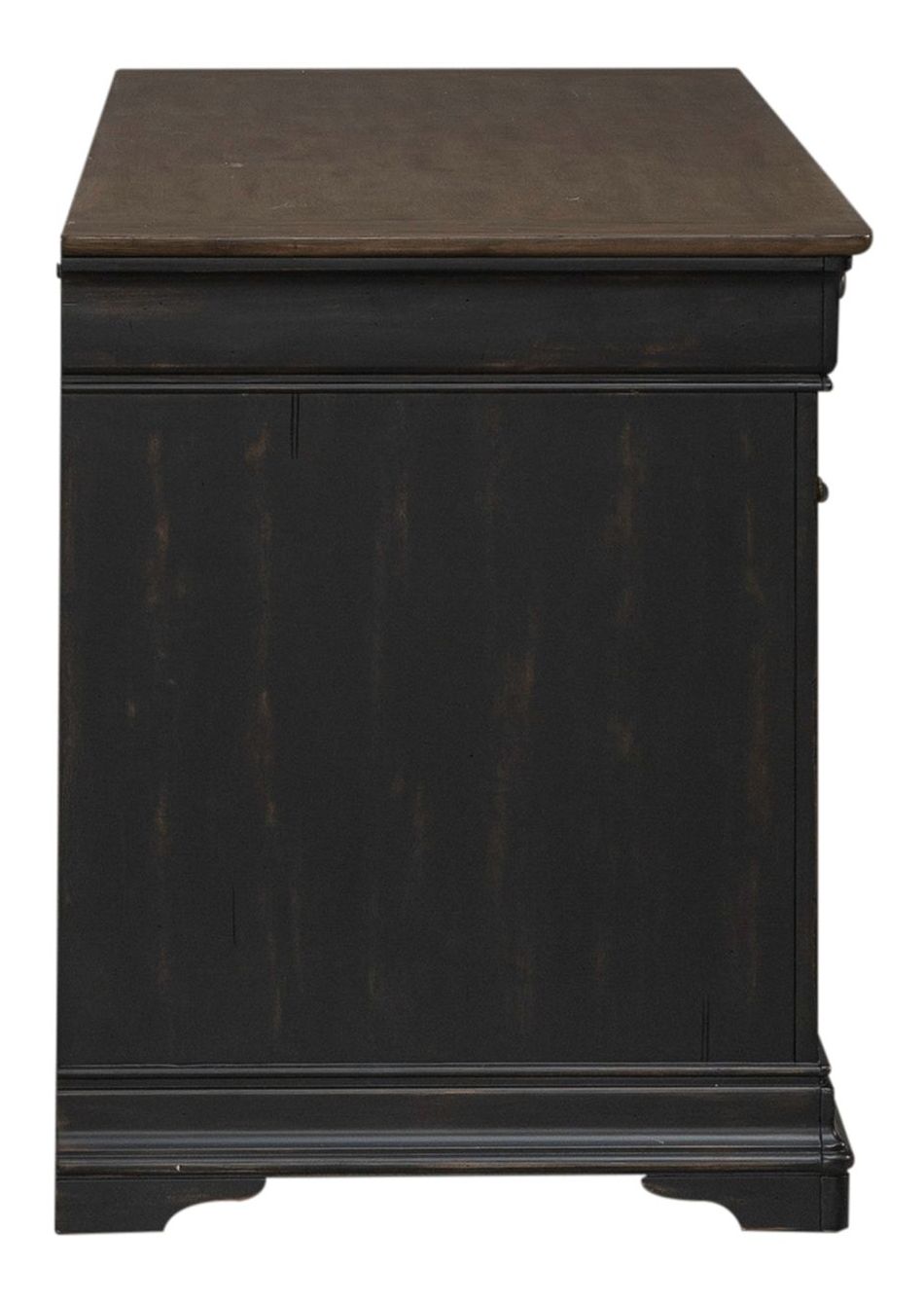 Meritage Wood 7-Drawer Jr Executive Credenza