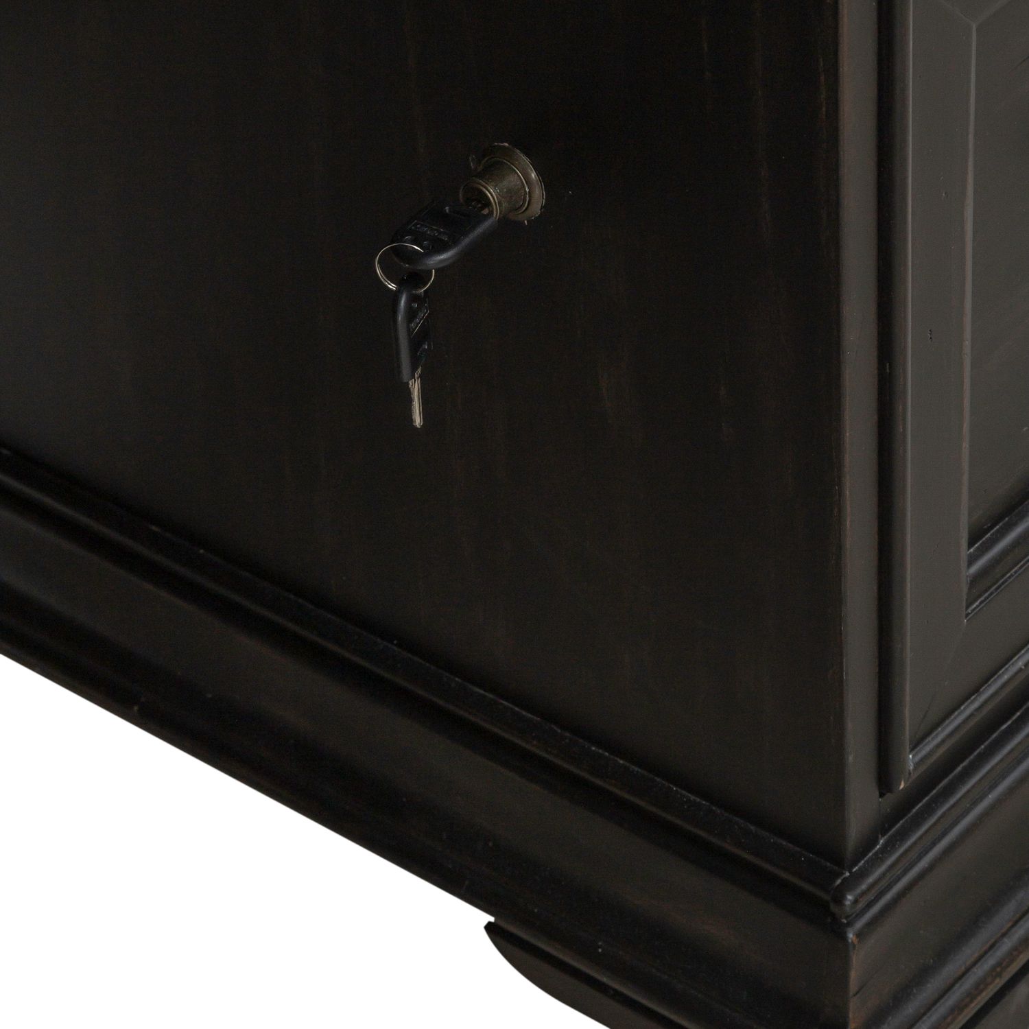 Meritage Rectangular Wood 3-Drawer Jr Executive Desk