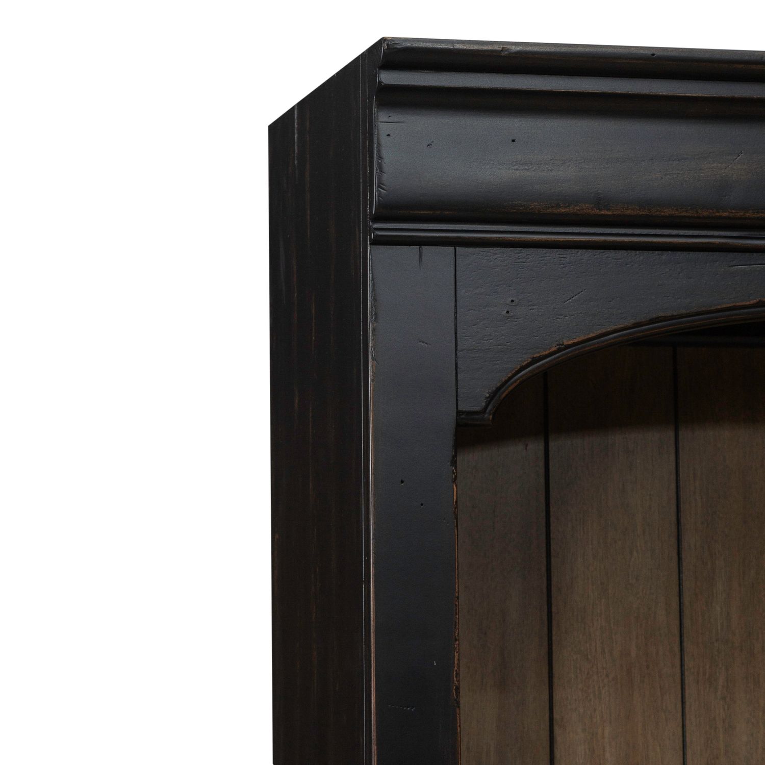 Meritage Wood Bunching Bookcase w/LED Lighting