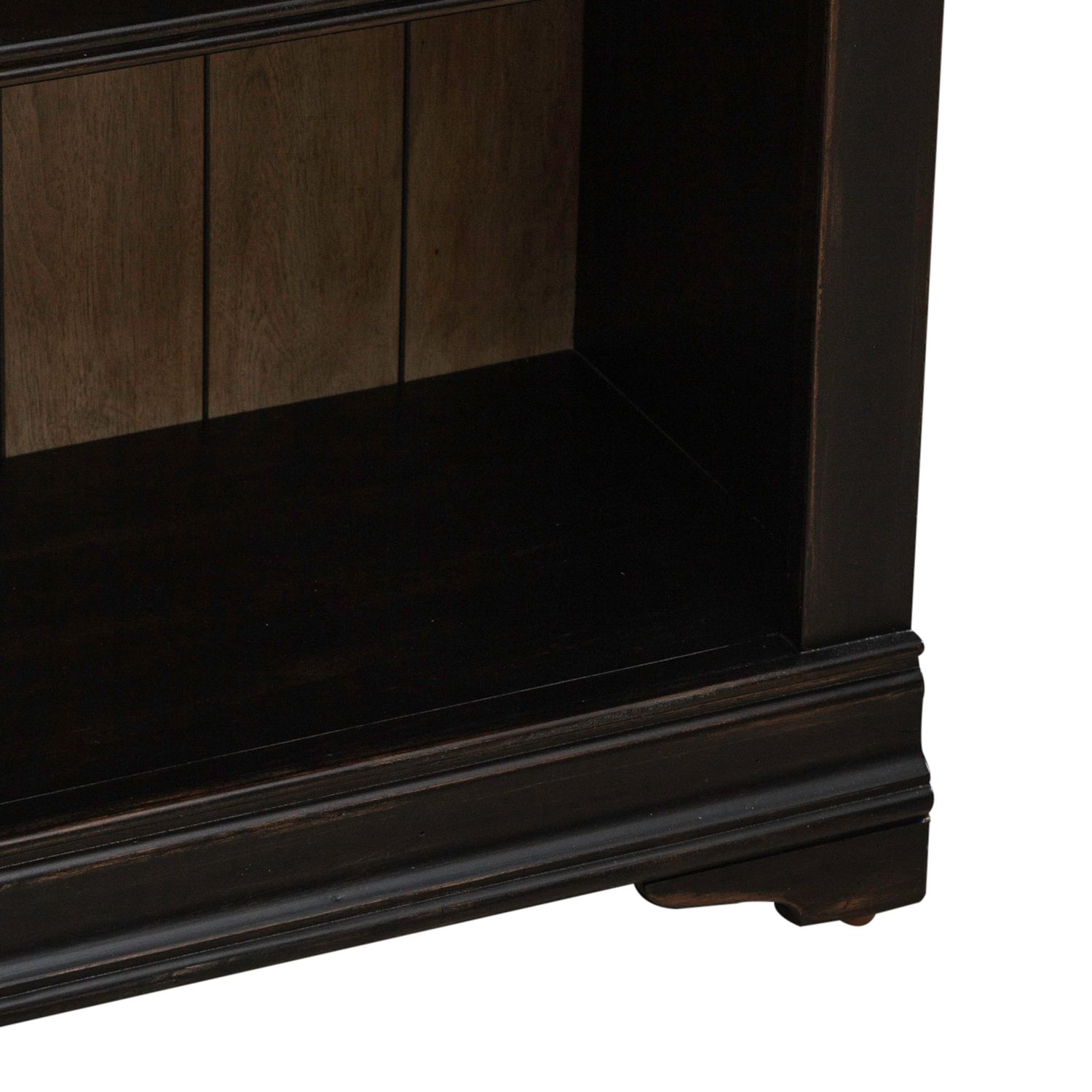Meritage Wood Bunching Bookcase w/LED Lighting