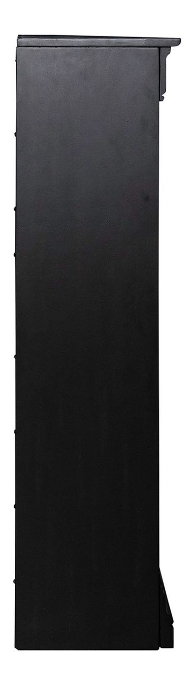 Meritage Wood Stepped Bookcase Wall