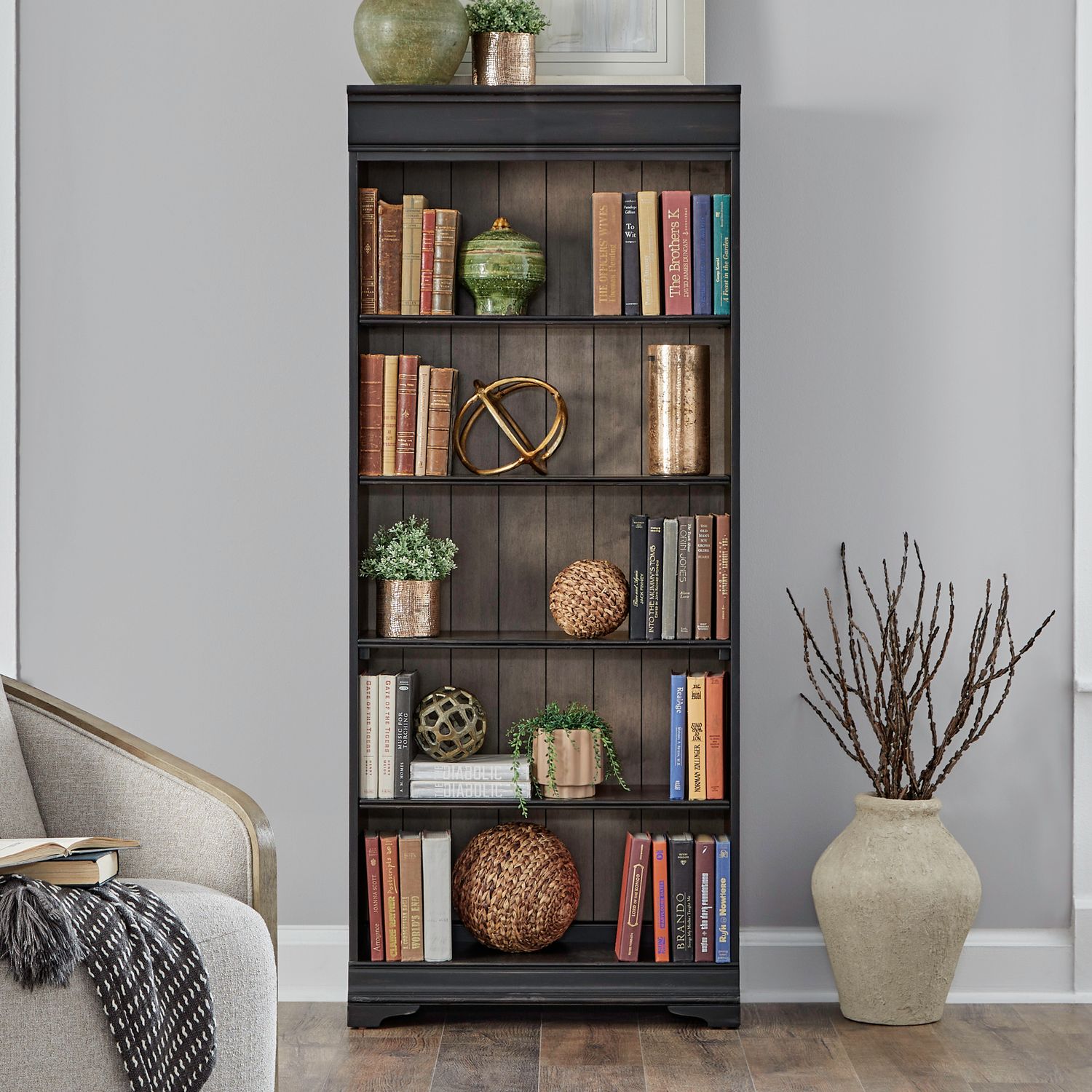 Meritage 72-inch Wood Bookcase
