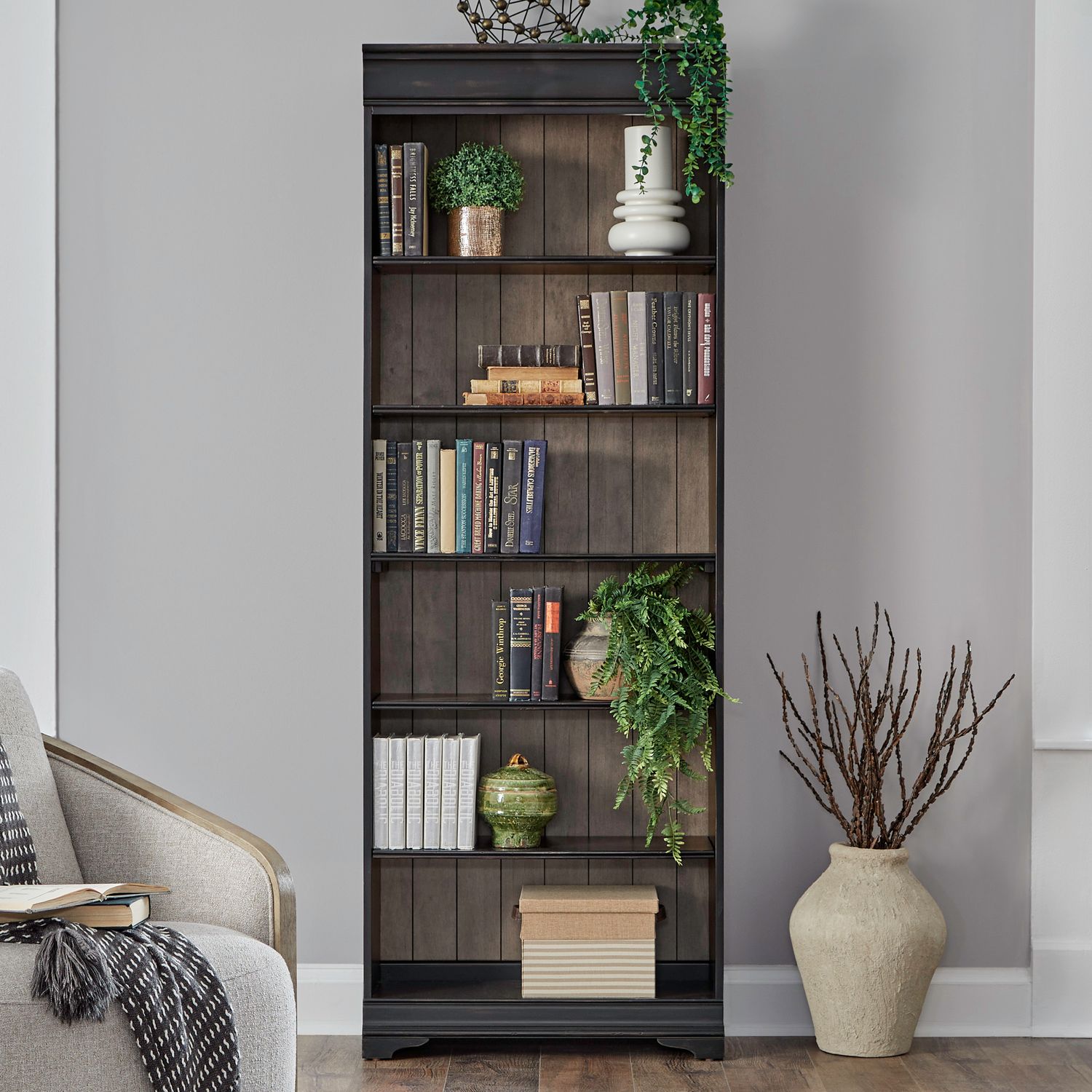 Meritage 84-inch Wood Bookcase