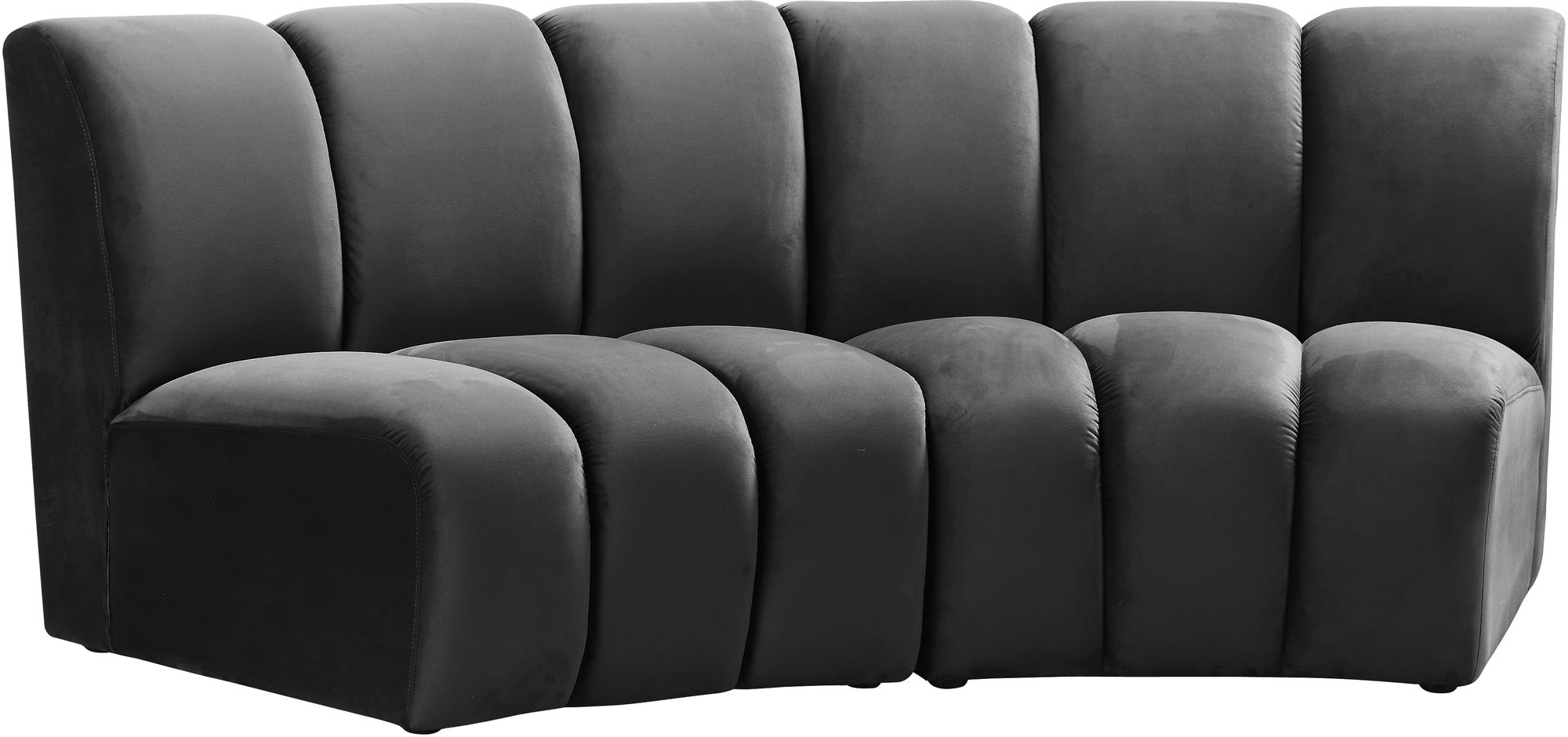 Infinity Velvet Modular Loveseat