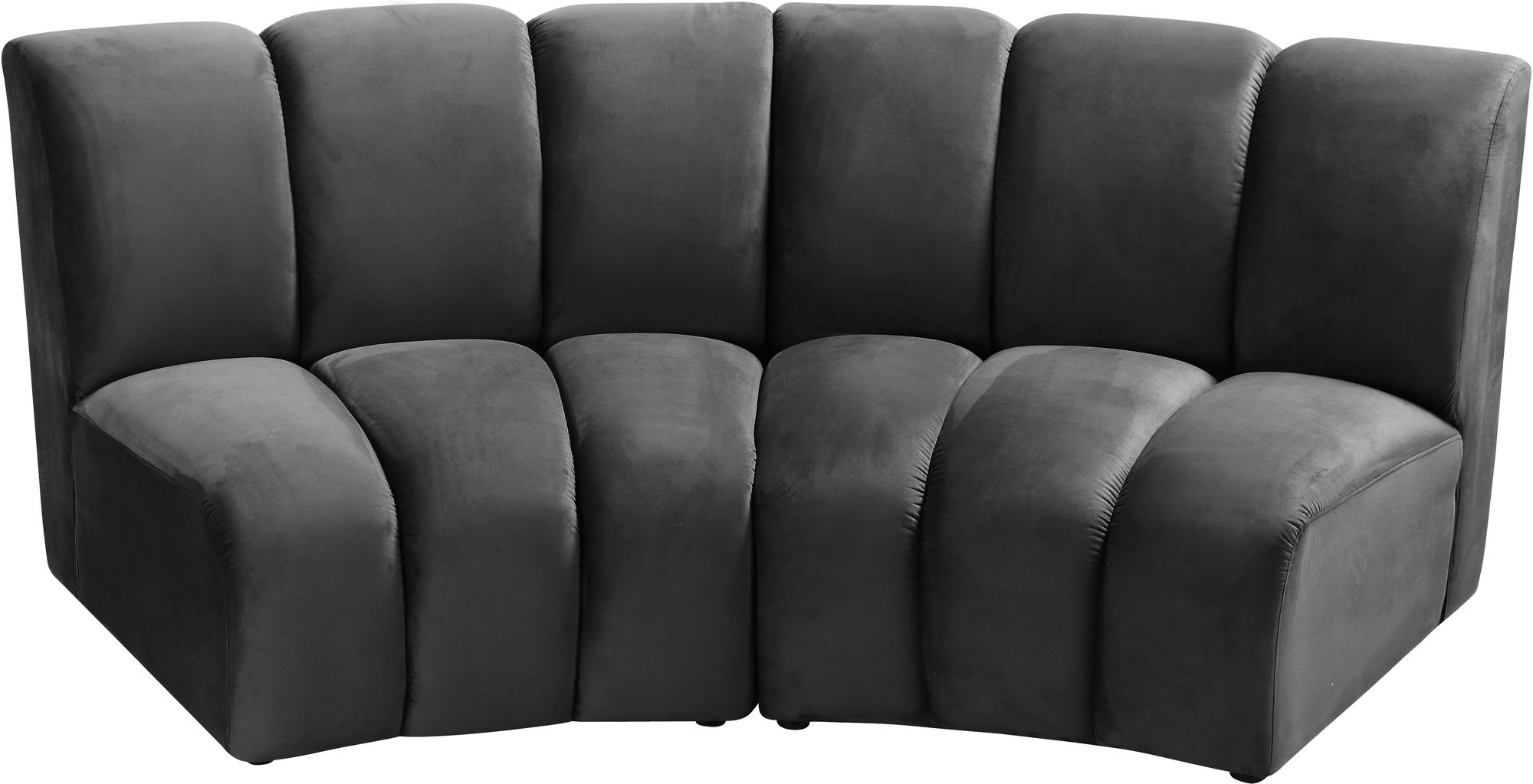 Infinity Velvet Modular Loveseat