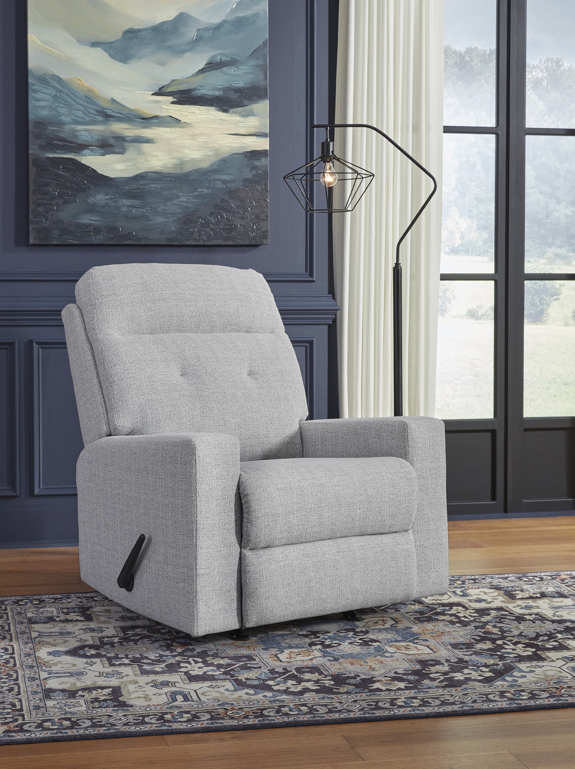 Skillins Polyester Rocker Recliner