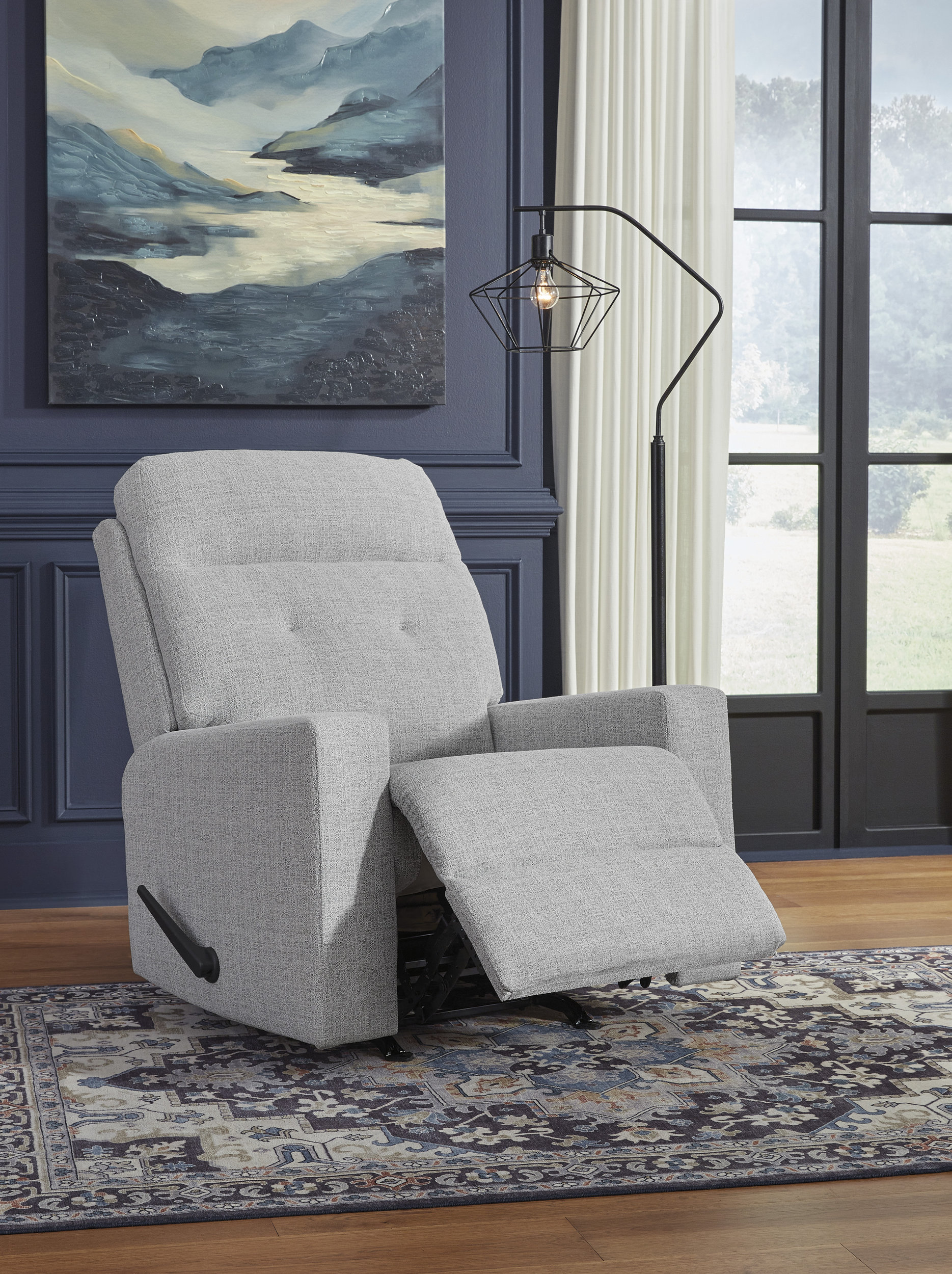 Skillins Polyester Rocker Recliner