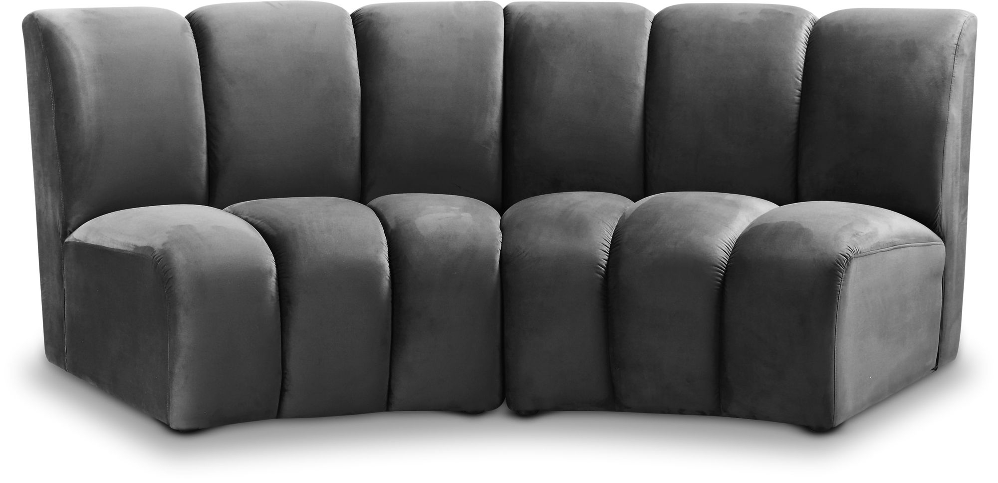Infinity Velvet Modular Loveseat