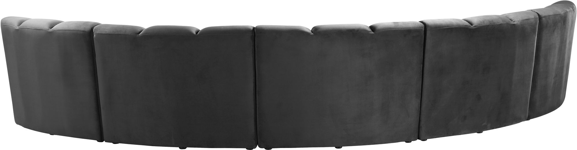 Infinity 167" 5-Piece Velvet Modular Sectional