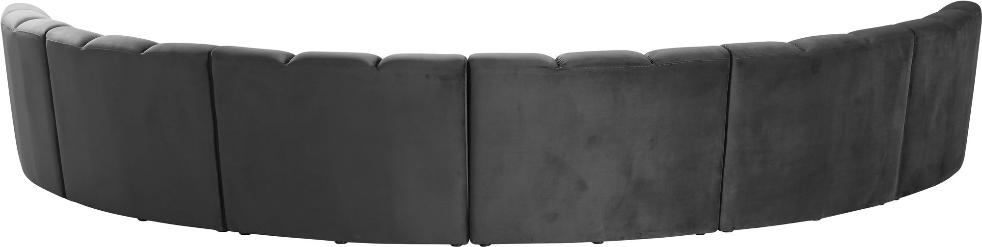 Infinity 174" 6-Piece Velvet Modular Sectional