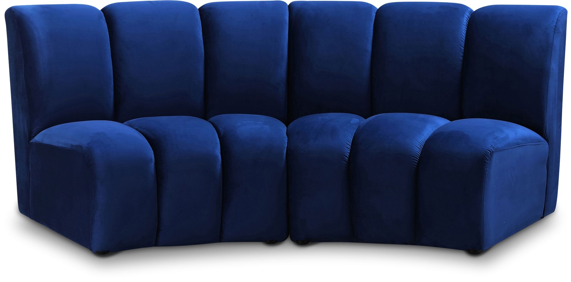 Infinity Velvet Modular Loveseat