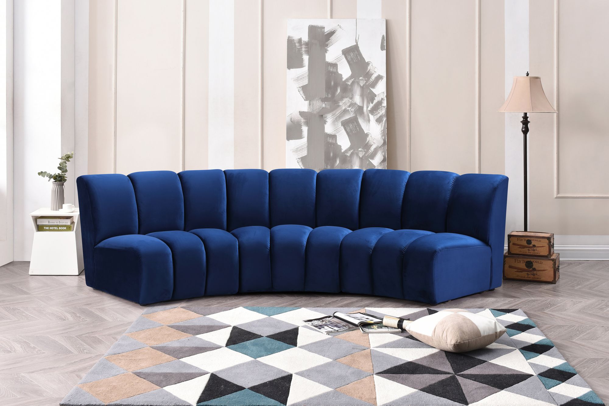Infinity Velvet Modular Sofa