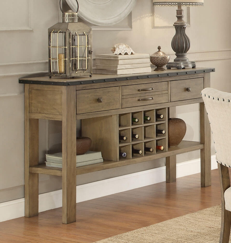 Veltry Transitional Wood Buffet by Homelegance