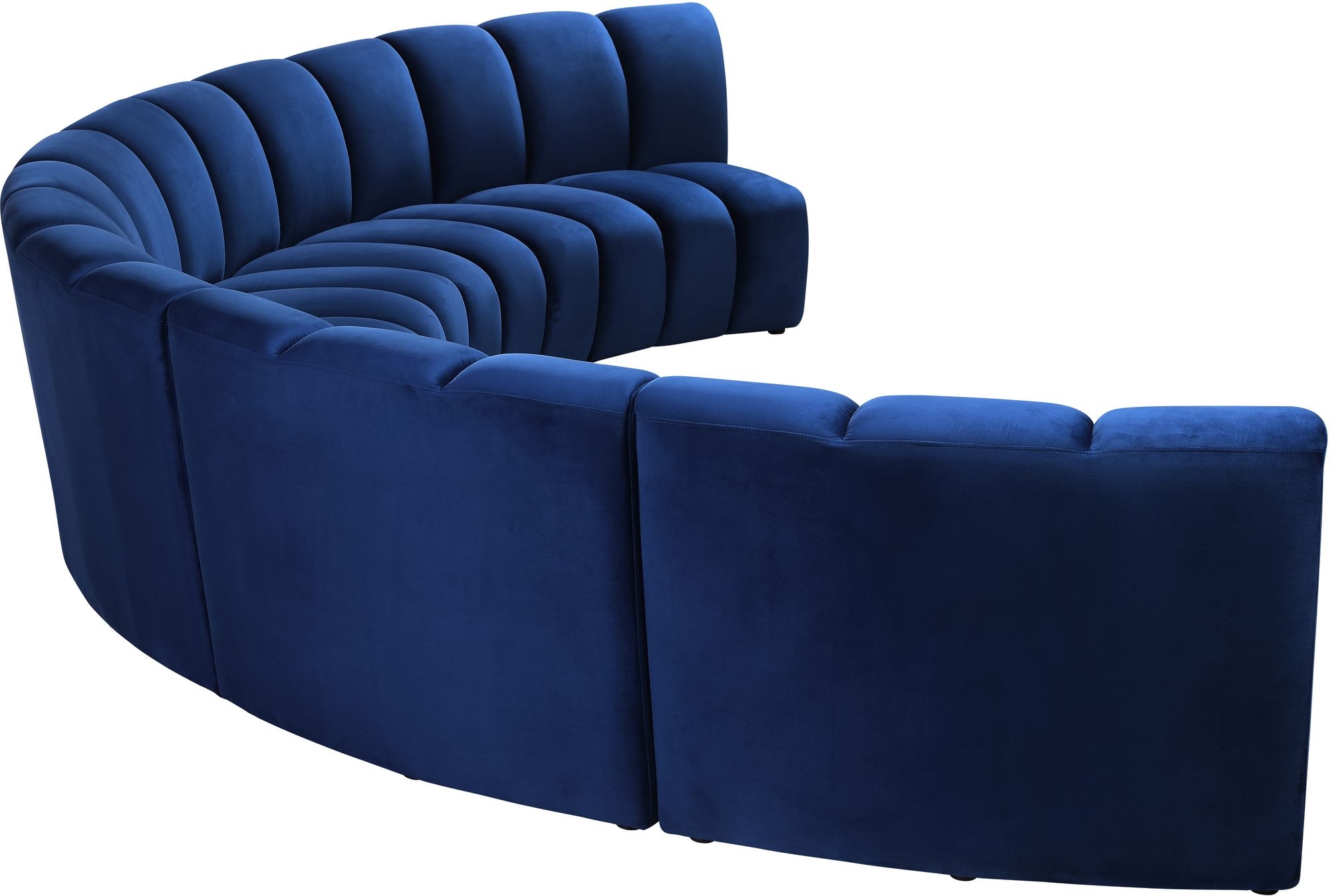 Infinity 167" 5-Piece Boucle Fabric Sectional Sofa