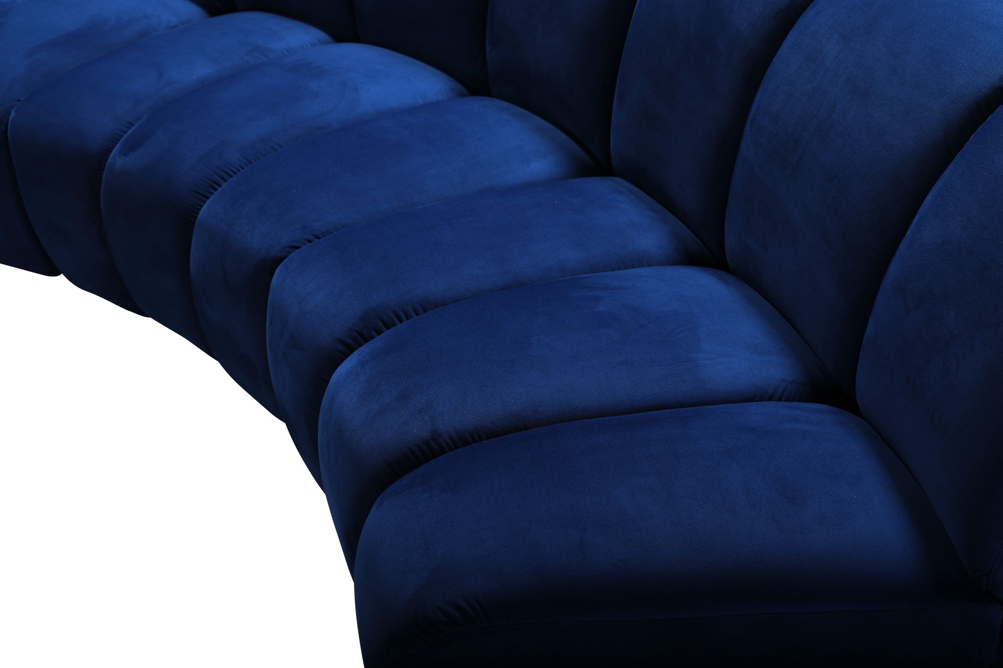 Infinity 167" 5-Piece Velvet Modular Sectional