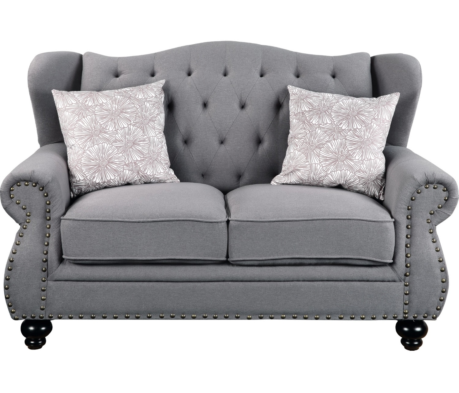 Hannes Fabric Tufted Loveseat