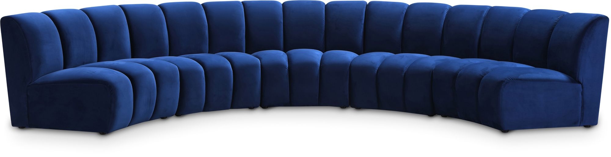 Infinity 167" 5-Piece Boucle Fabric Sectional Sofa