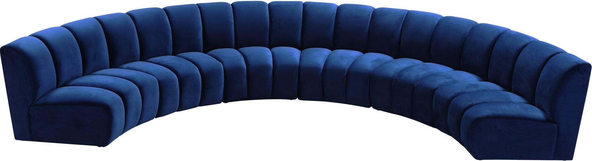 Infinity 174" 6-Piece Boucle Fabric Sectional Sofa