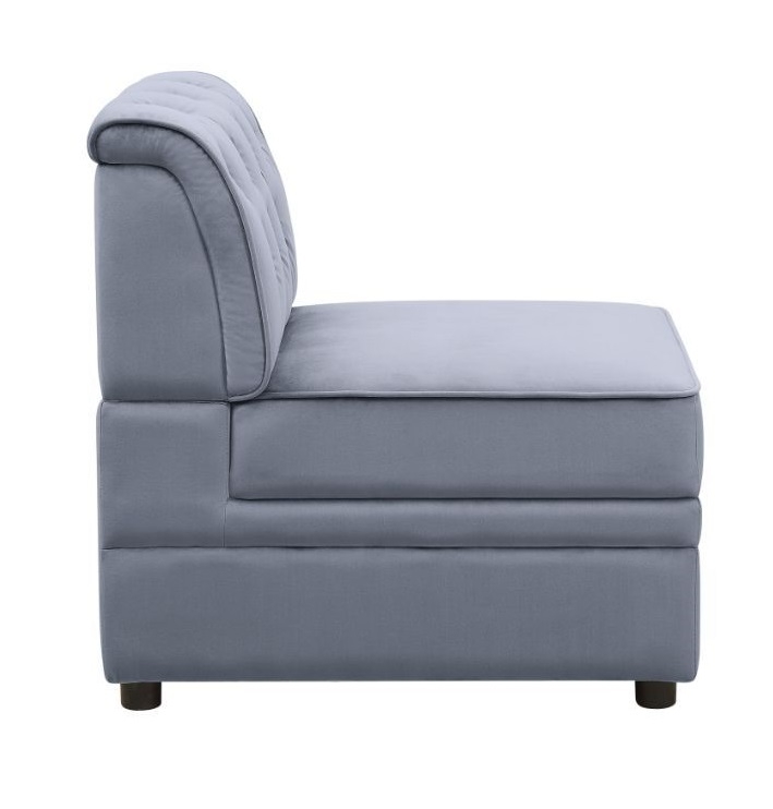 Bois II Velvet Modular Sofa Set