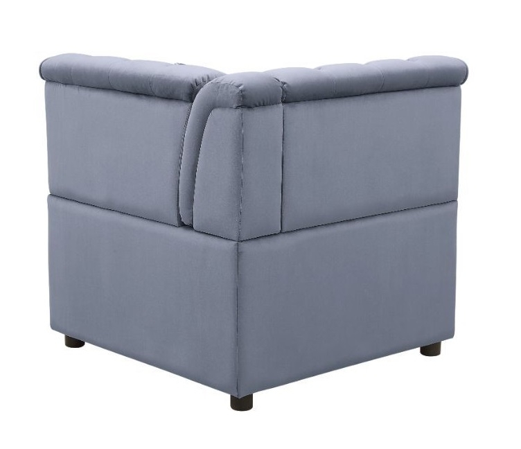 Bois II Velvet L-Shaped Modular Sectional Sofa