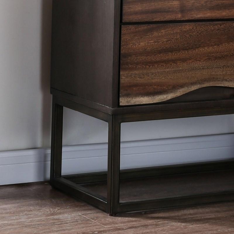 Fulton Wood Nightstand w/2 Drawers