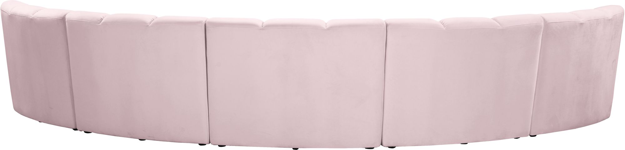 Infinity 167" 5-Piece Velvet Modular Sectional