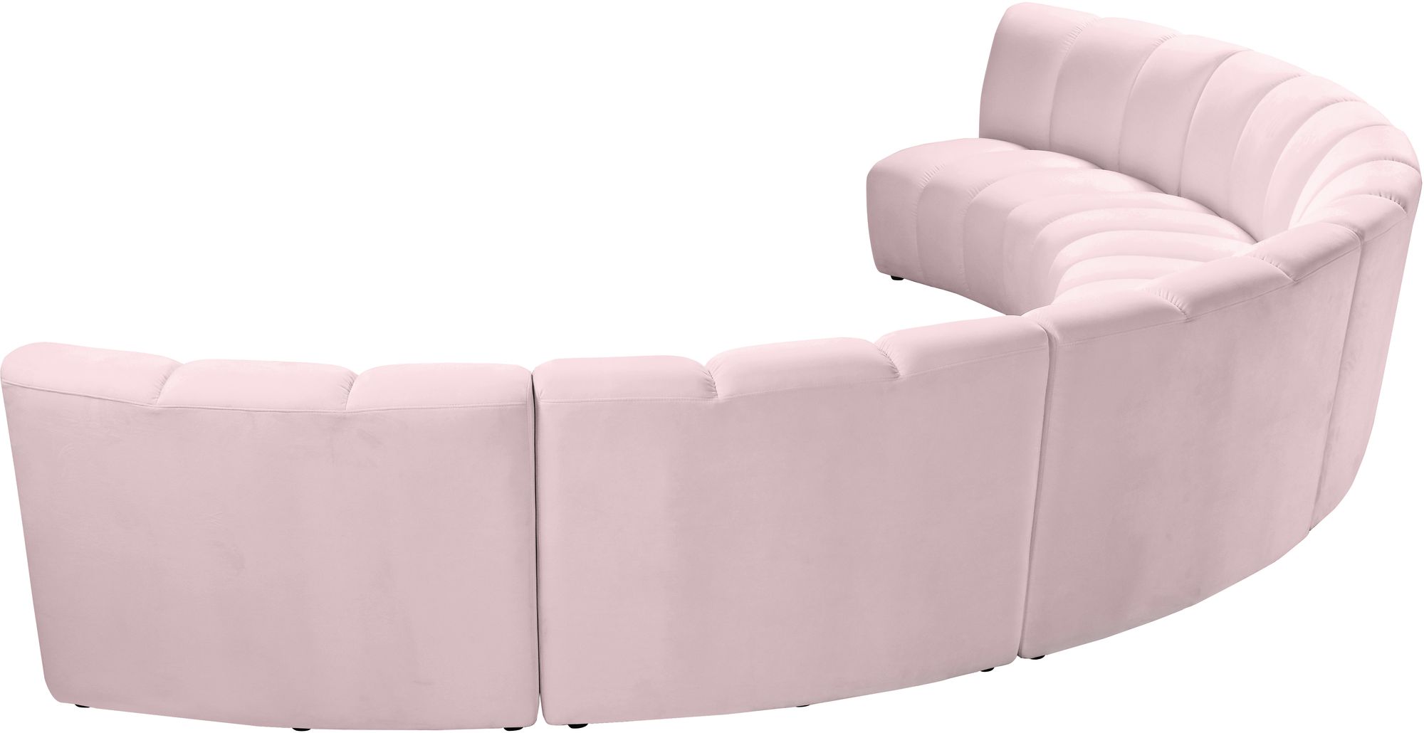Infinity 174" 6-Piece Velvet Modular Sectional