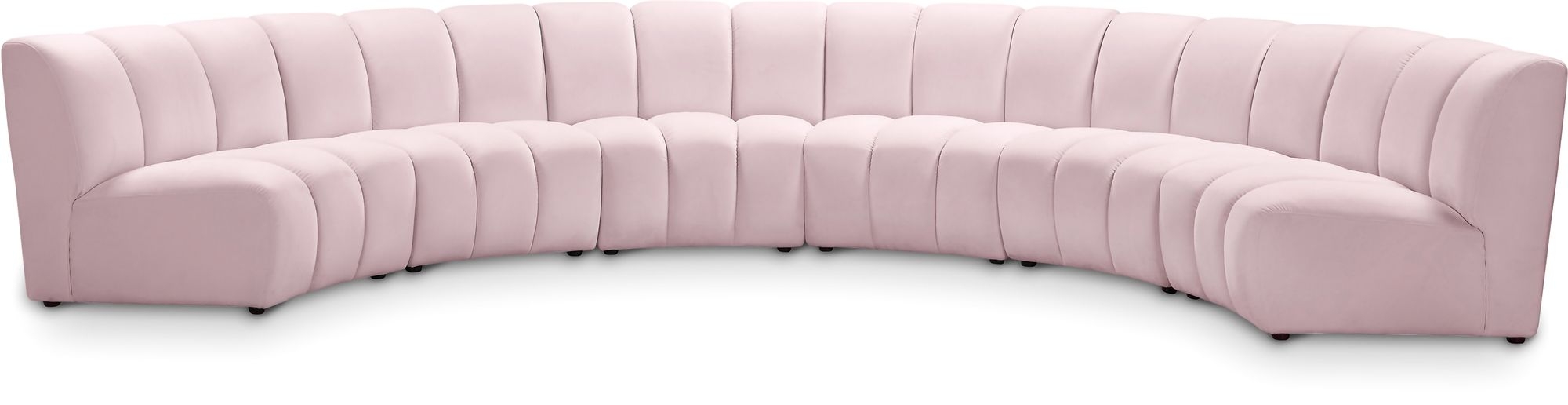 Infinity 174" 6-Piece Boucle Fabric Sectional Sofa