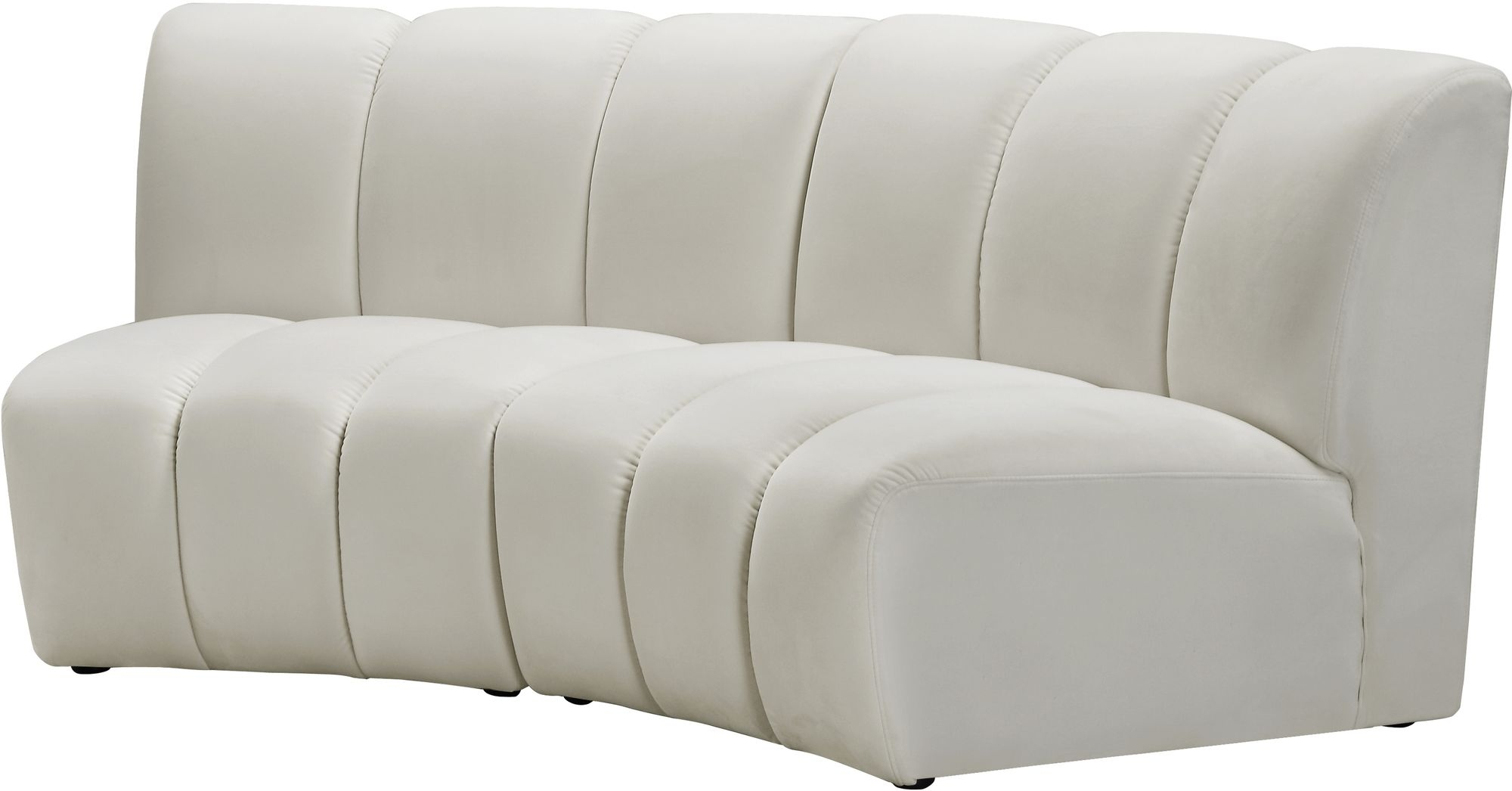 Infinity Velvet Modular Loveseat