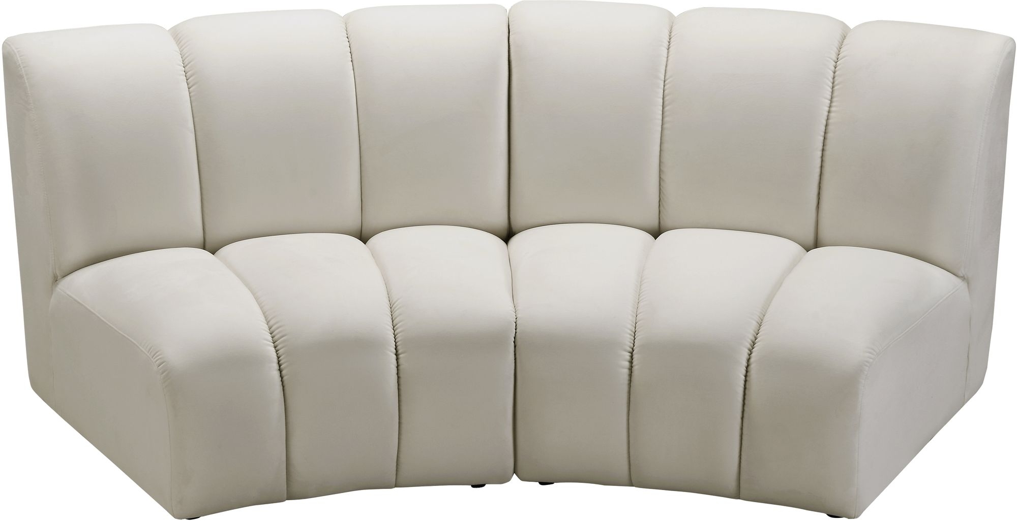 Infinity Velvet Modular Loveseat