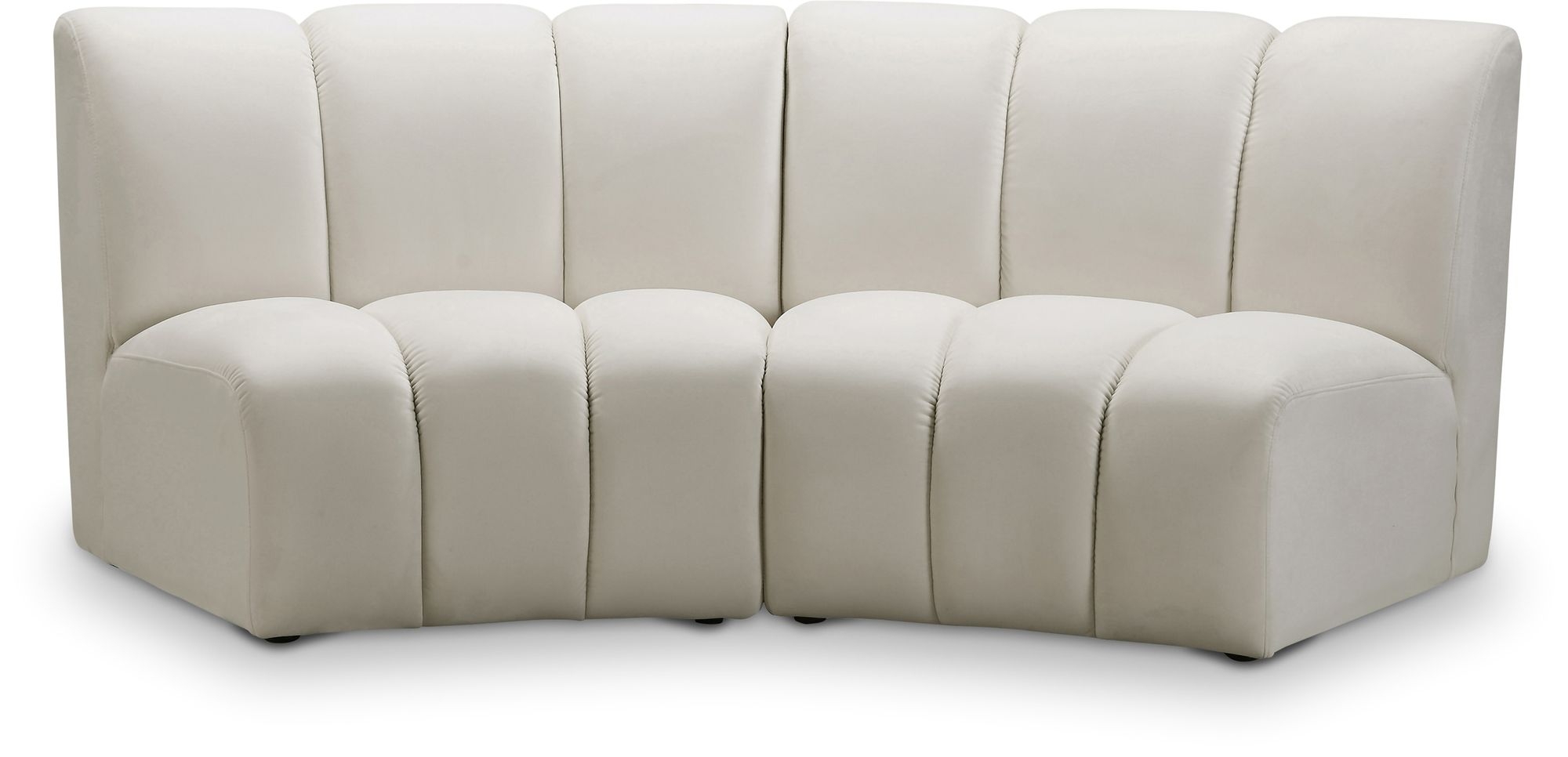 Infinity Velvet Modular Loveseat