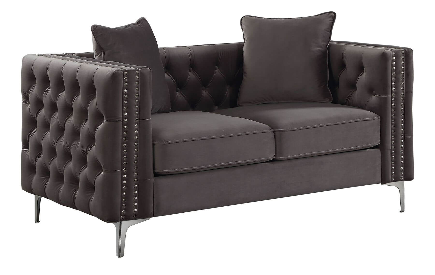 Gillian II Velvet Loveseat