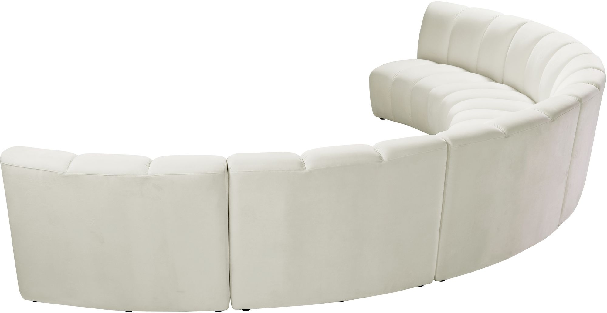 Infinity 174" 6-Piece Boucle Fabric Sectional Sofa