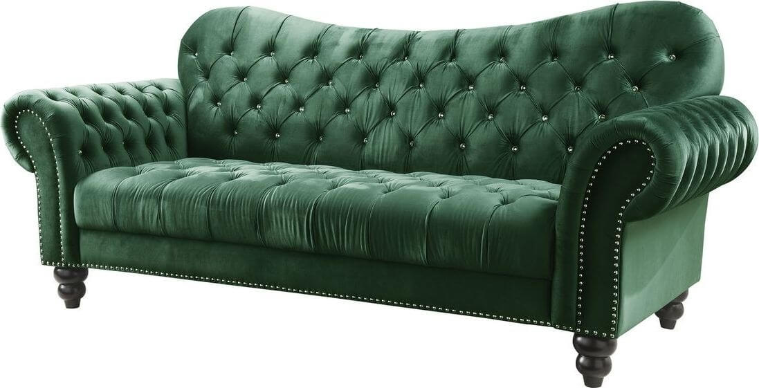 Iberis Velvet Living Room Set