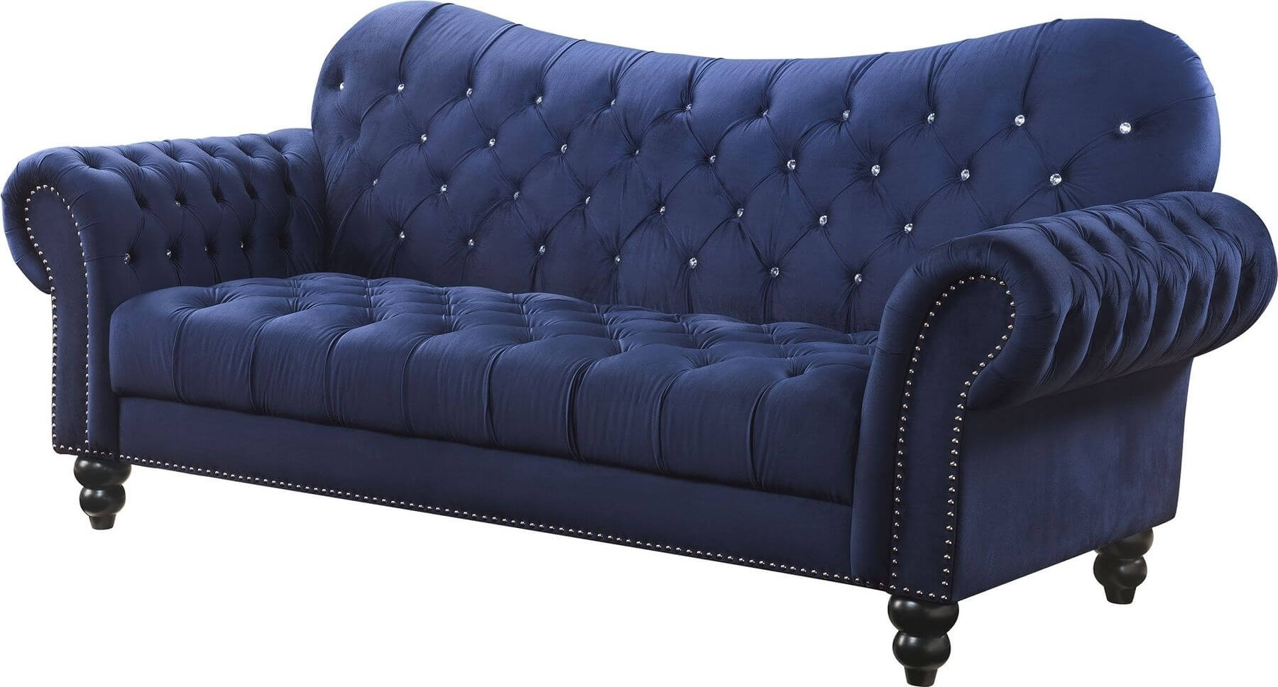 Iberis Velvet Living Room Set