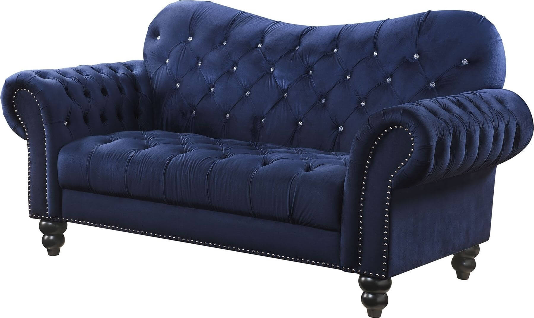 Iberis Velvet Living Room Set