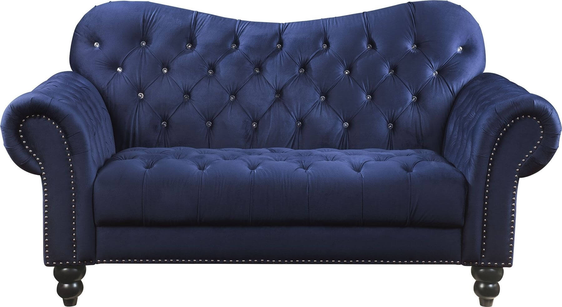 Iberis Velvet Loveseat