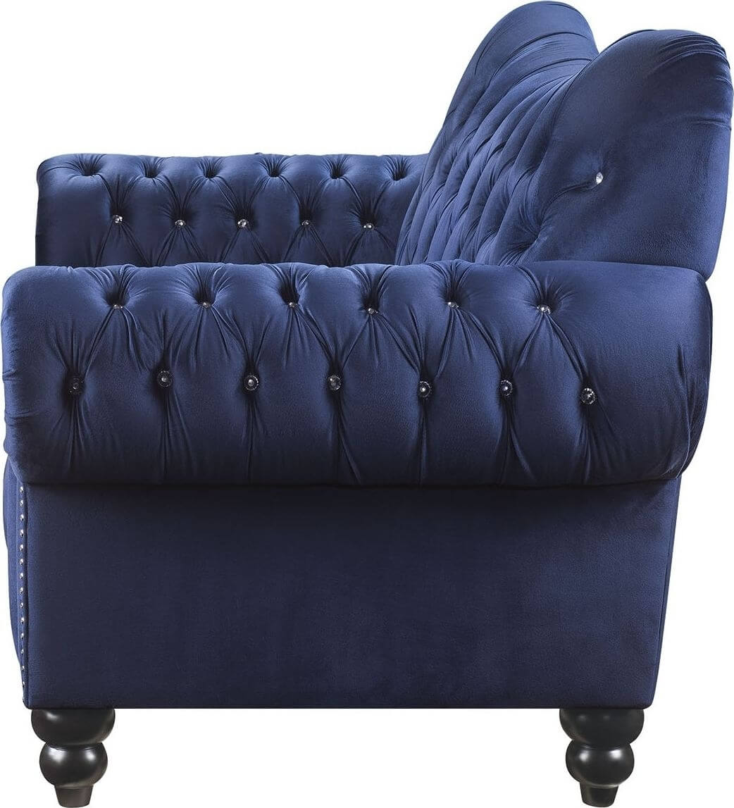 Iberis Velvet Living Room Set