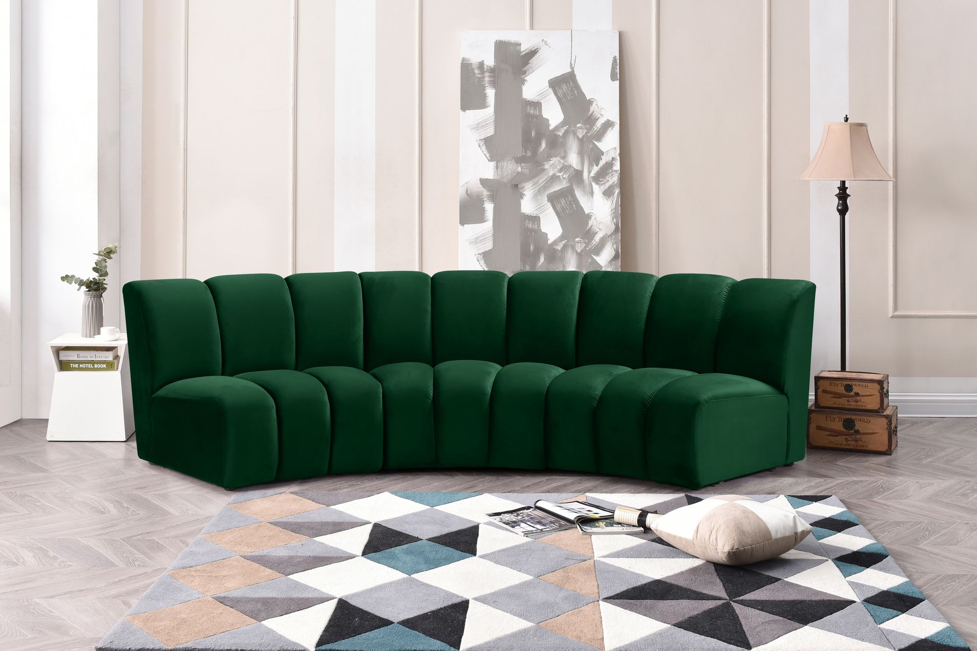 Infinity Velvet Modular Sofa