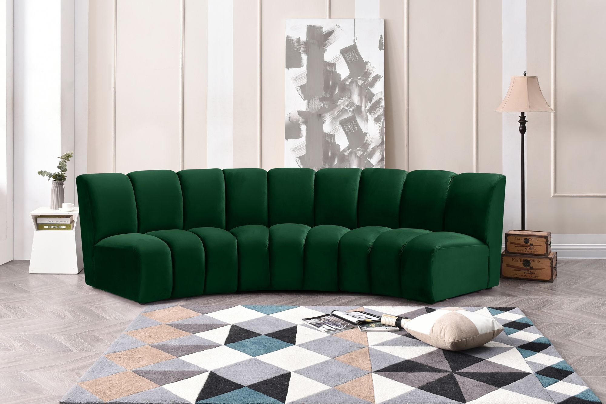 Infinity Velvet Modular Sofa