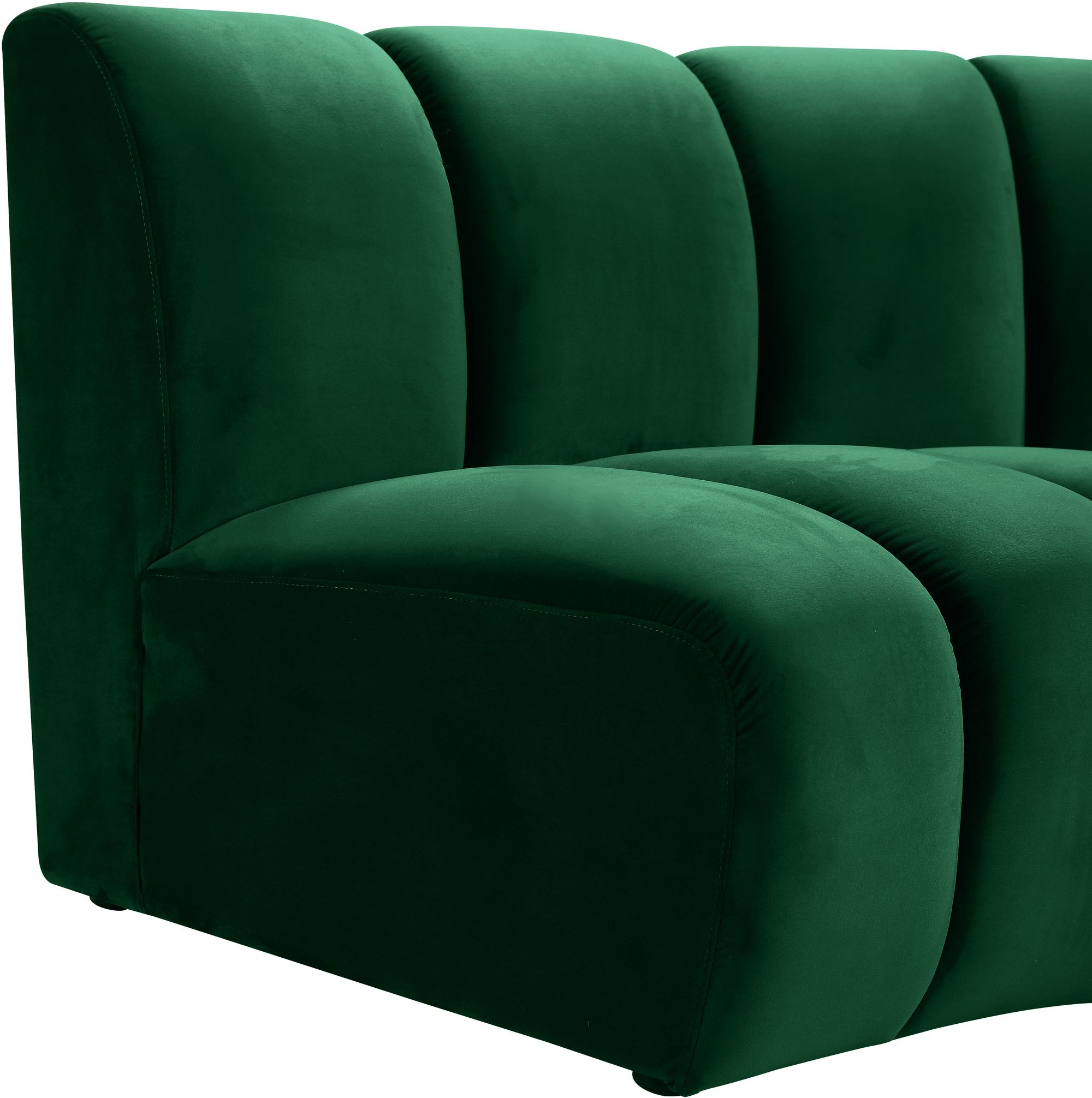 Infinity 167" 5-Piece Velvet Modular Sectional